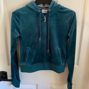 Juicy Couture Velour Zip Up Jacket